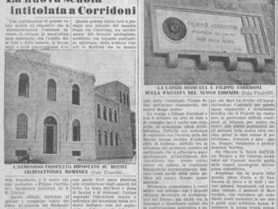 ...fu intitolato al giornalista e politico interventista Filippo Corridoni, morto giovanissimo nel 1915 durante la terza battaglia dell'Isonzo della Prima guerra mondiale